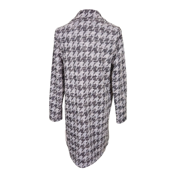 MELLODAY ANthropologie Black and White Houndstooth Blazer - Picture 2 of 9